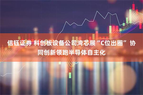 信钰证券 科创板设备公司湾芯展“C位出圈” 协同创新领跑半导体自主化